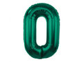 Foil Number Balloon “0” Green