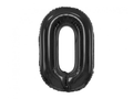 Foil Number Balloon “0” Black