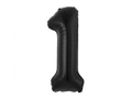 Foil Number Balloon “1” Black
