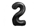 Foil Number Balloon “2” Black