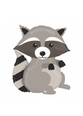 Foil balloon “Woodland Raccoon”