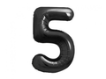 Foil Number Balloon “5” Black