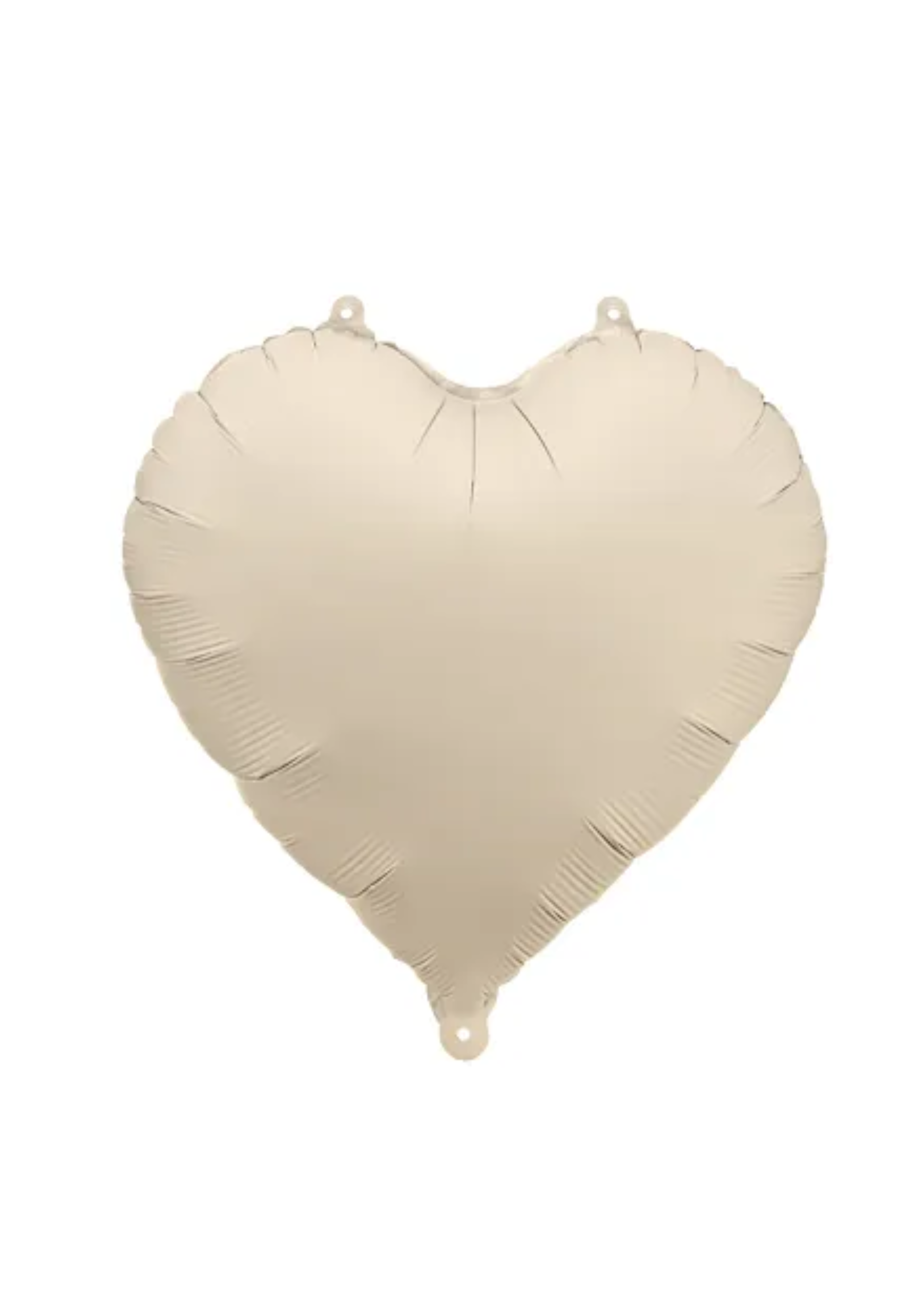 Foil Balloon Heart, beige