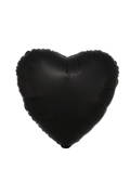 Foil Balloon Heart, black