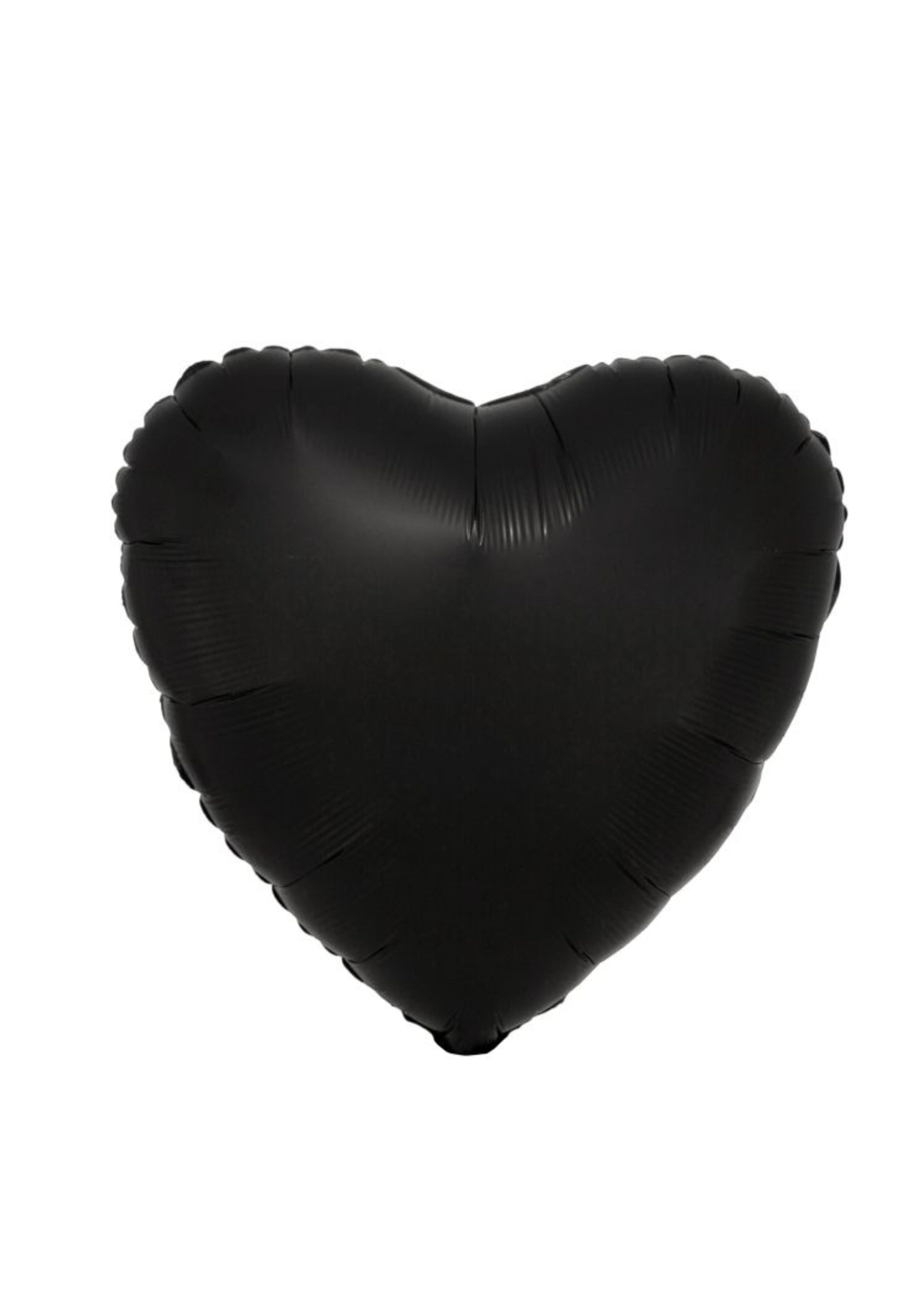 Foil Balloon Heart, black