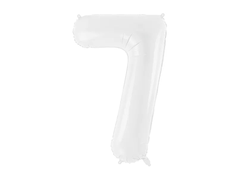 Foil Number Balloon “7” White