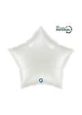 Foil Balloon Star, white