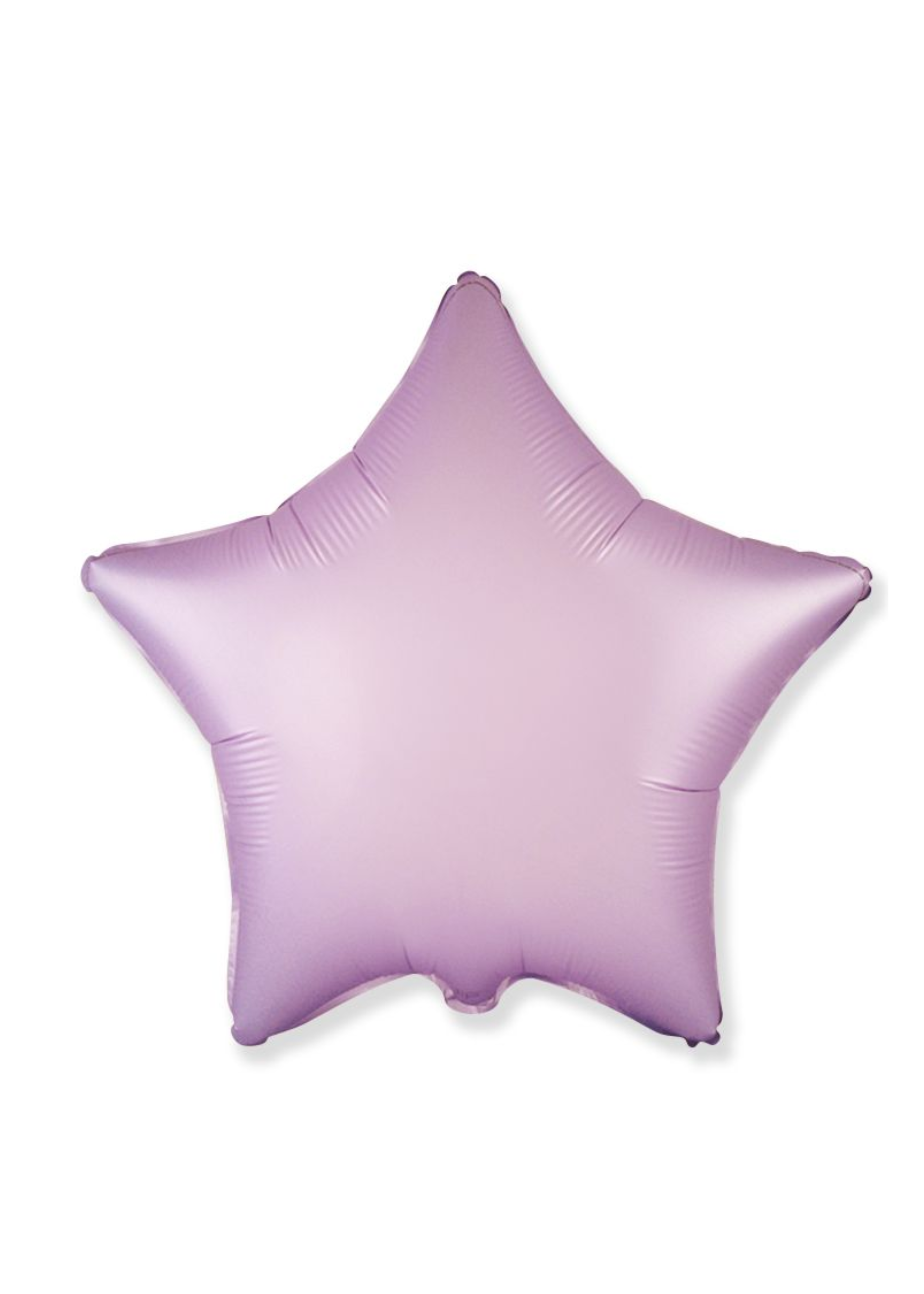 Foil Balloon Star, lilac satin
