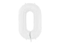 Foil Number Balloon “0” White