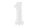Foil Number Balloon “1” White