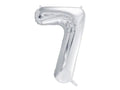 Foil Number Balloon “7” Silver
